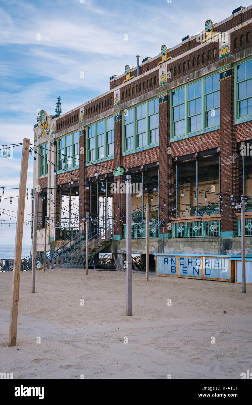 Die Convention Hall in Asbury Park, New Jersey. Stockfoto