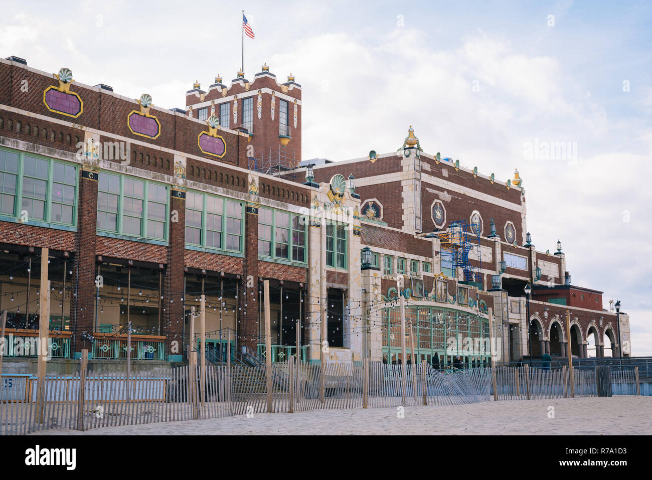 Die Convention Hall in Asbury Park, New Jersey. Stockfoto