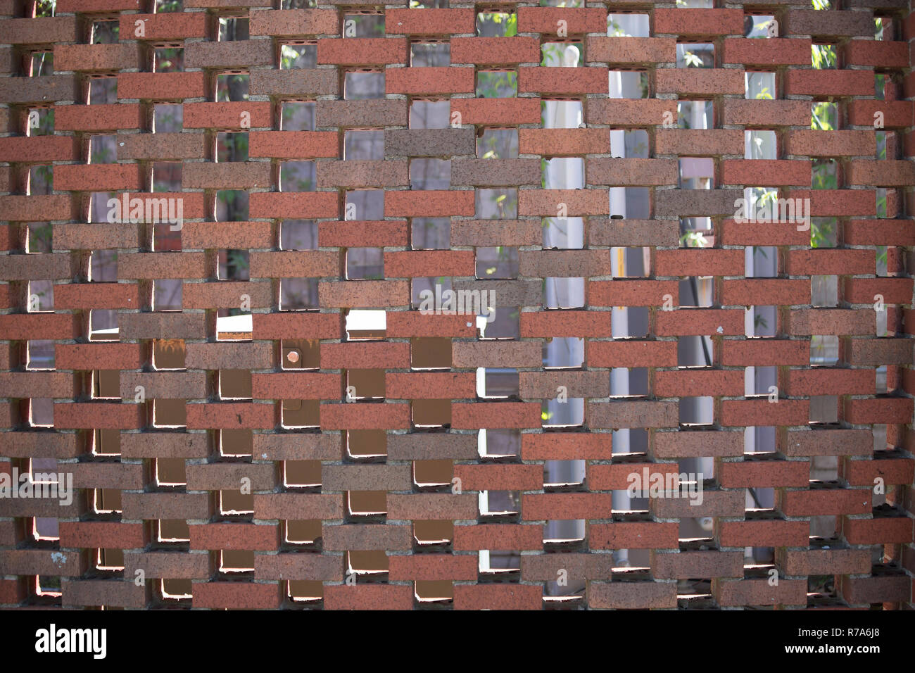 Red Brick Wall Stockfoto