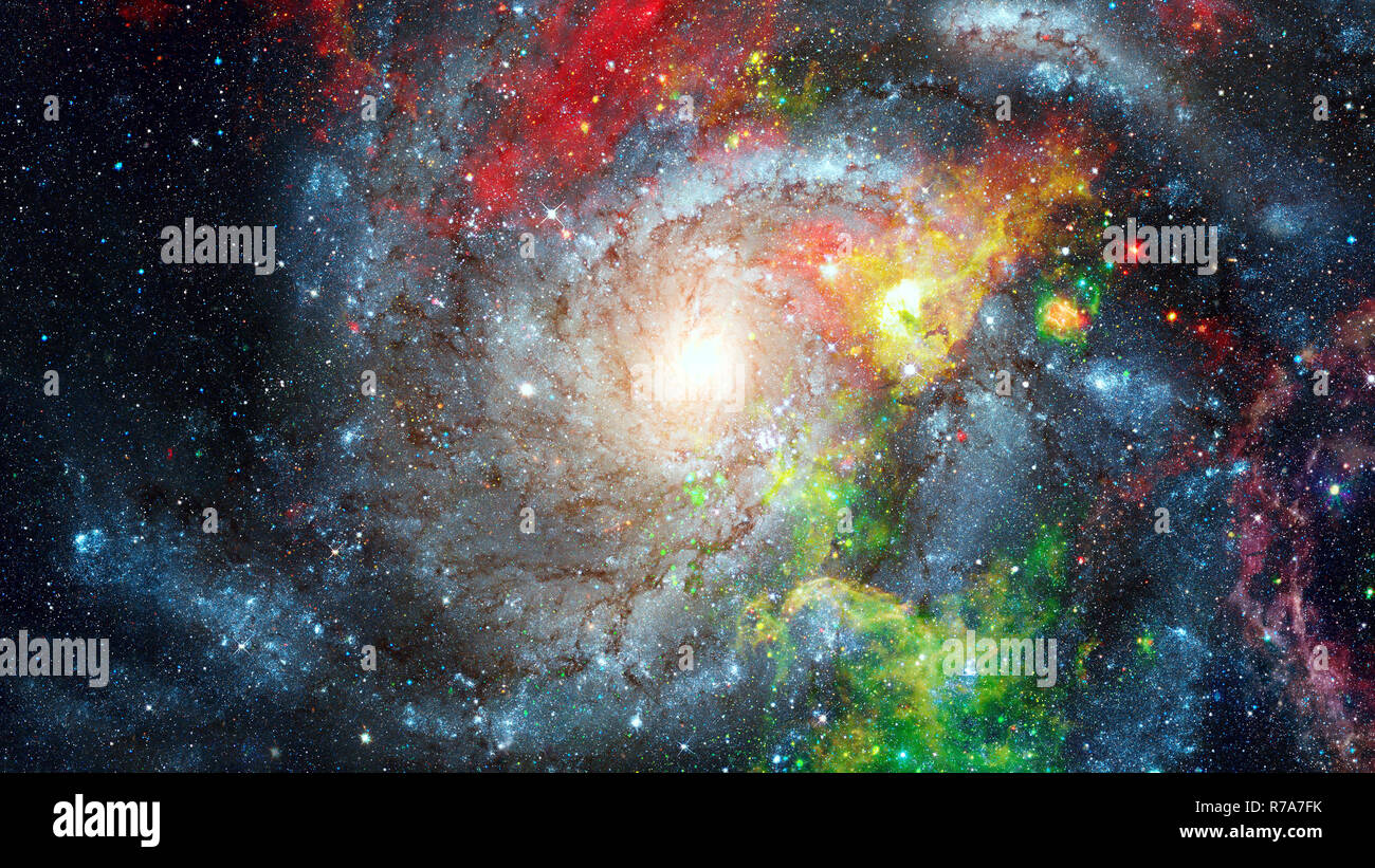 Abstrakte farbenfrohe Universum. Elemente dieses Bild von der NASA eingerichtet. Stockfoto