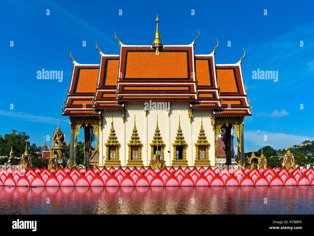 Suwannaram Tempel, Wat Plai Laem, Koh Samui, Thailand Stockfoto