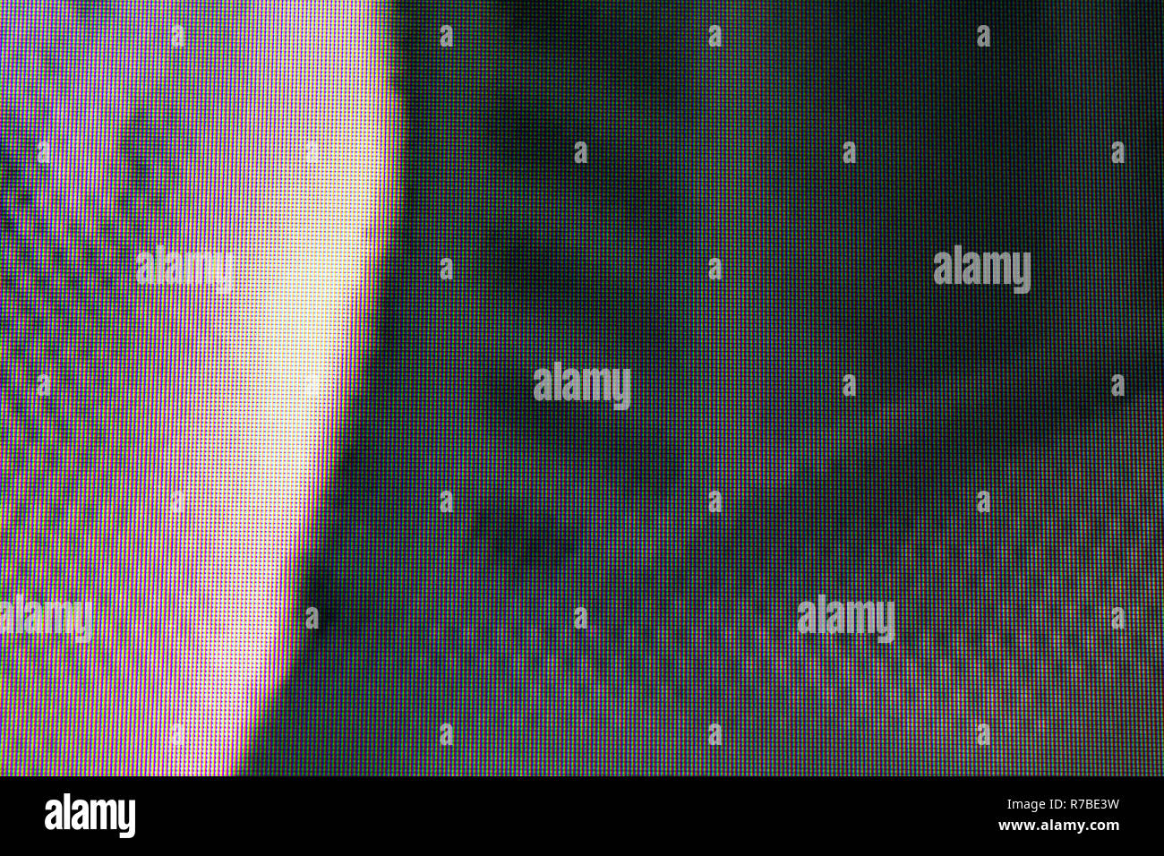 Zusammenfassung Hintergrund eines digitalen glitch. Abstrakte Glitch TV-Bildschirm Stockfoto