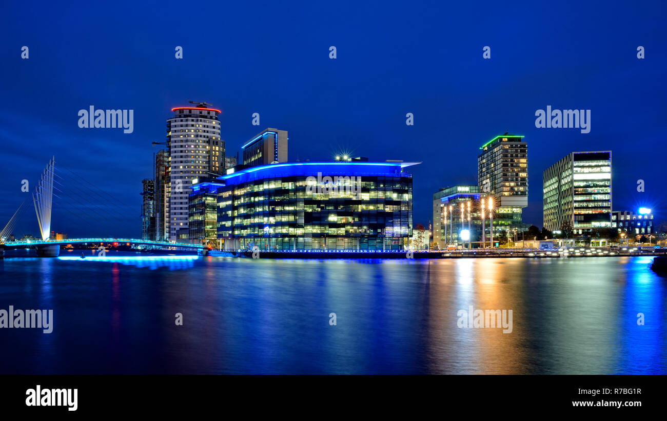Salford Quays, Manchester, England, Vereinigtes Königreich Stockfoto