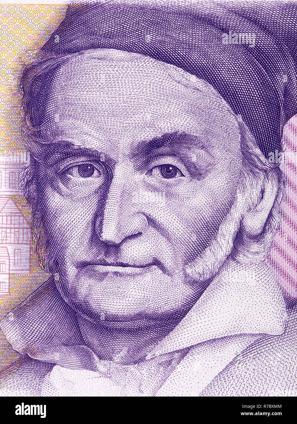 Carl Friedrich Gauß portrait Stockfoto