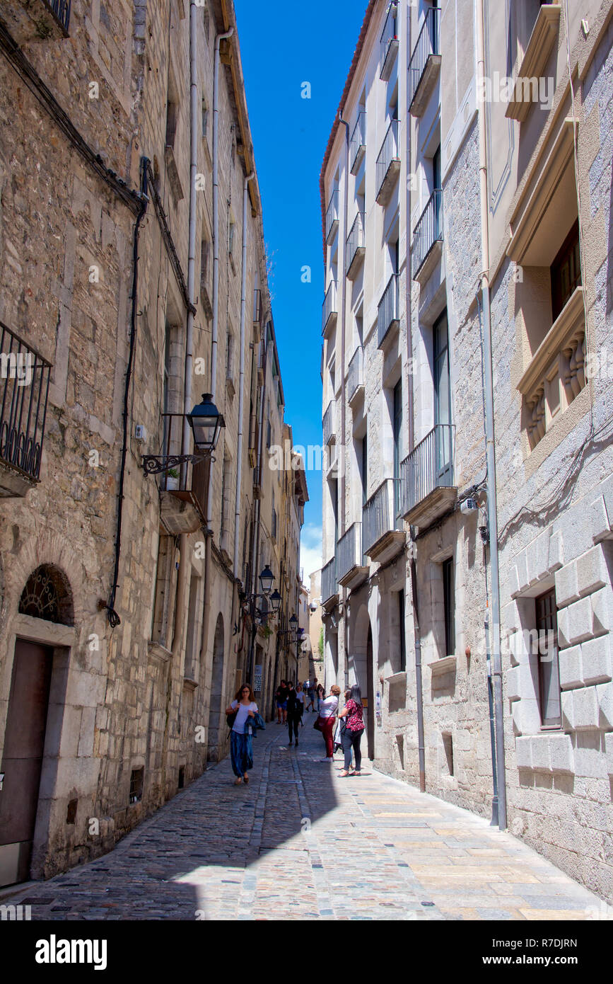 Stadt Girona, Spanien Stockfoto