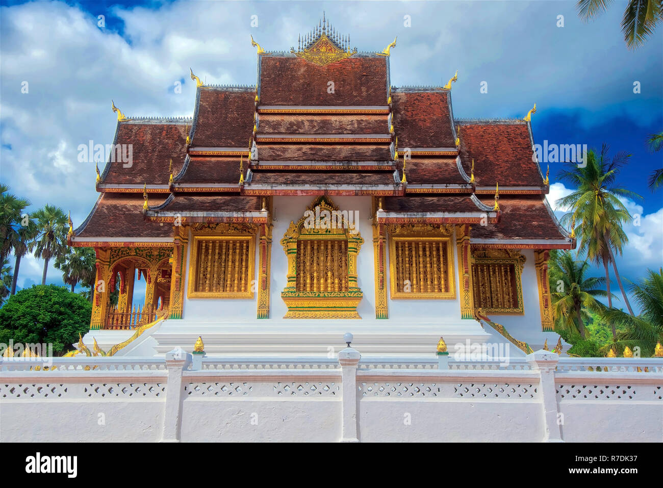 Die Stadt Luang Prabang, Laos, Südostasien Stockfoto
