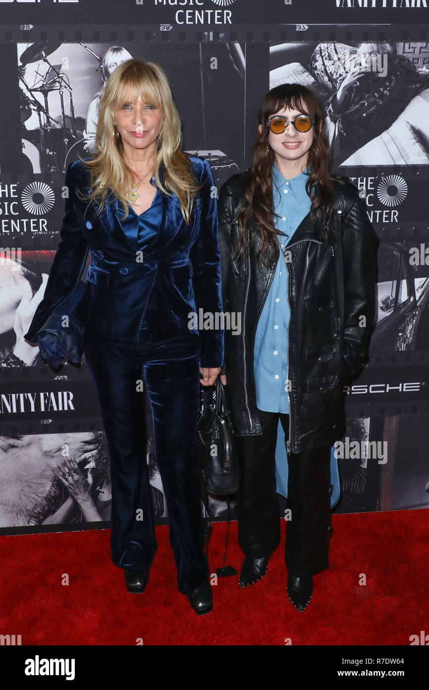 "JONI75: eine Geburtstagsfeier Live auf dem Dorothy Chandler Pavilion, Joni Mitchell" zu ihrem 75. Geburtstag mit: Rosanna Arquette, Zoe Bleu Sidel (Tochter) Wo: Los Angeles, Kalifornien, Vereinigte Staaten, wenn: 07 Nov 2018 Credit: Sheri Determan/WENN.com Stockfoto