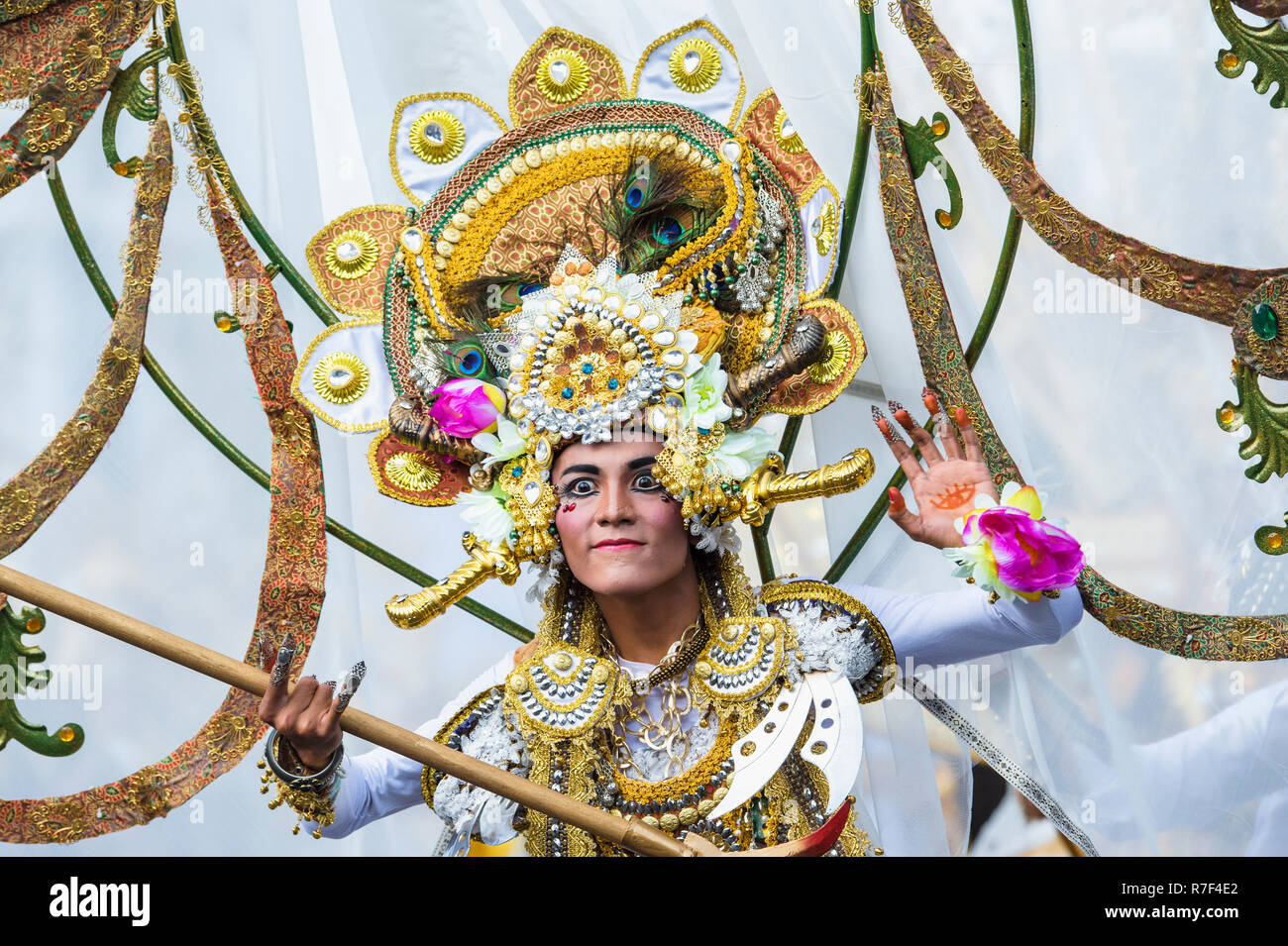 Jember Fashion Festival und Karneval, Ost-Java, Indonesien Stockfoto