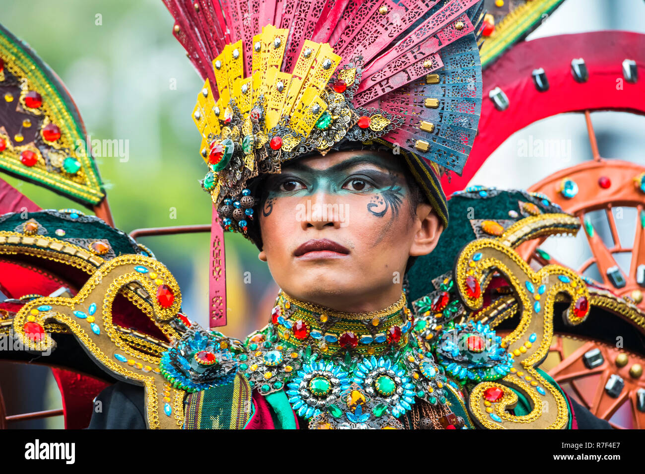 Jember Fashion Festival und Karneval, Ost-Java, Indonesien Stockfoto
