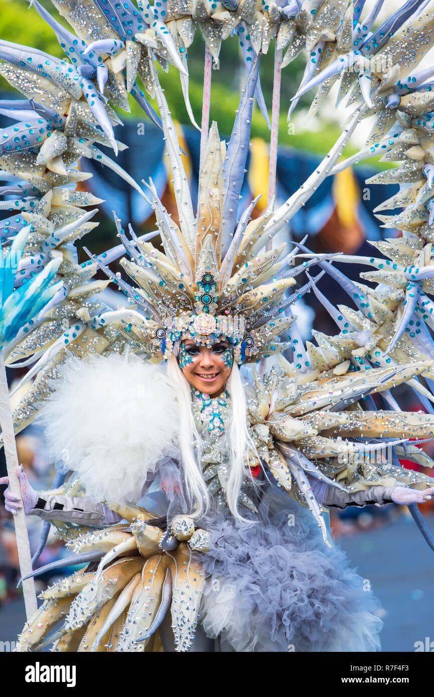 Jember Fashion Festival und Karneval, Ost-Java, Indonesien Stockfoto