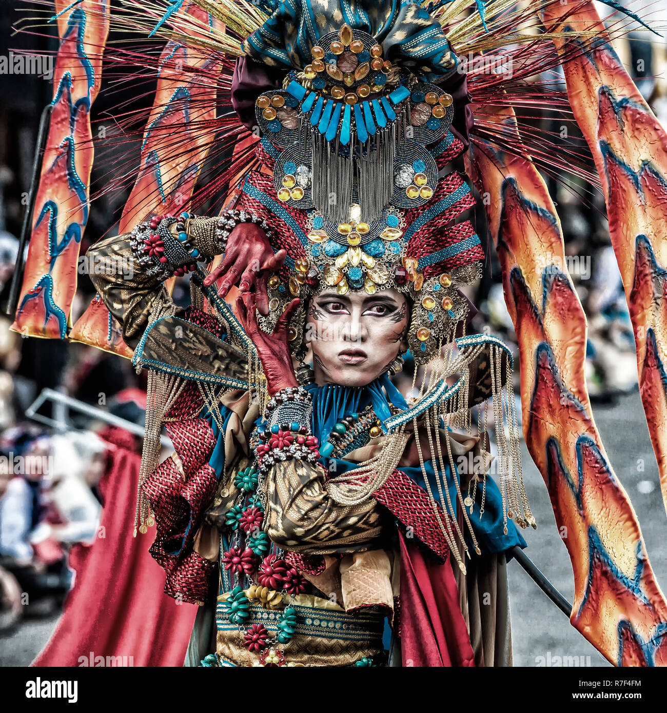 Jember Fashion Festival und Karneval, Ost-Java, Indonesien Stockfoto