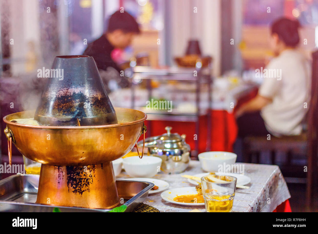 Chinesische hot pot Stockfoto