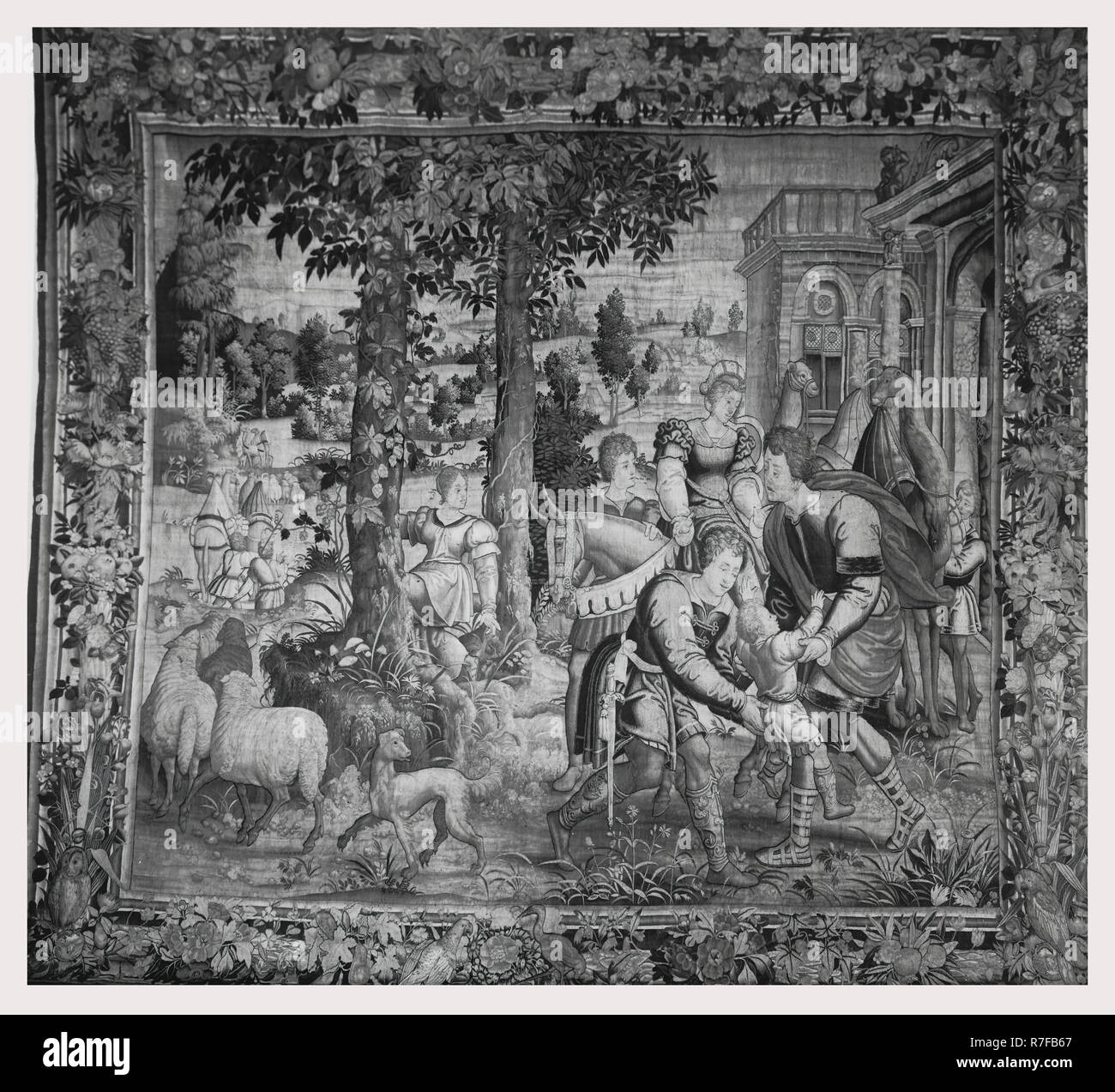 Tobit und Anna (Anne) mit ihrem Sohn Tobias Stockfotografie Alamy