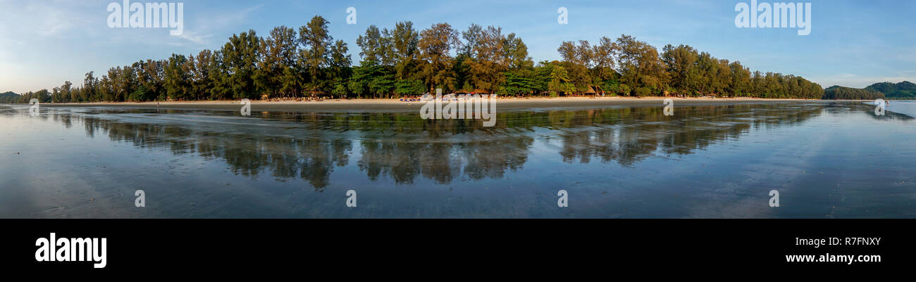 Koh Phayam Insel, Provinz Ranong, Panorama, Long Beach, Thailand, Asien Stockfoto