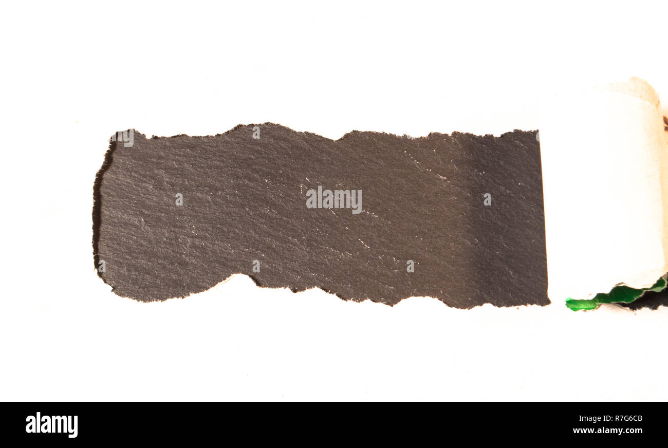 Abgerissen Weisse Streifen Papier Hintergrund Stockfotografie Alamy