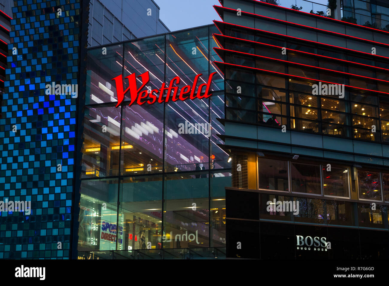 Westfield Center, Stratford Stratford Shopping, Stratford, London, UK Stockfoto