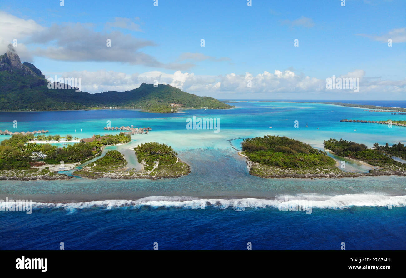 Luftbild von bora bora Fotos und Bildmaterial in hoher Auflösung