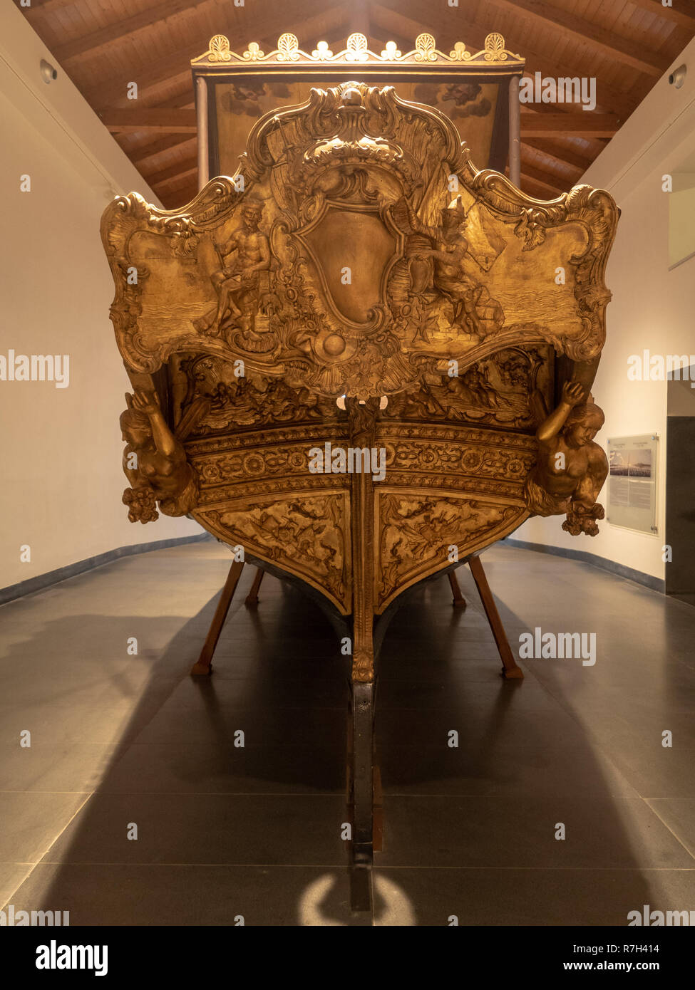 Museo di San Martino, Napoli. Lancia Reale Carlo di Borbone, XVII sek. Stockfoto