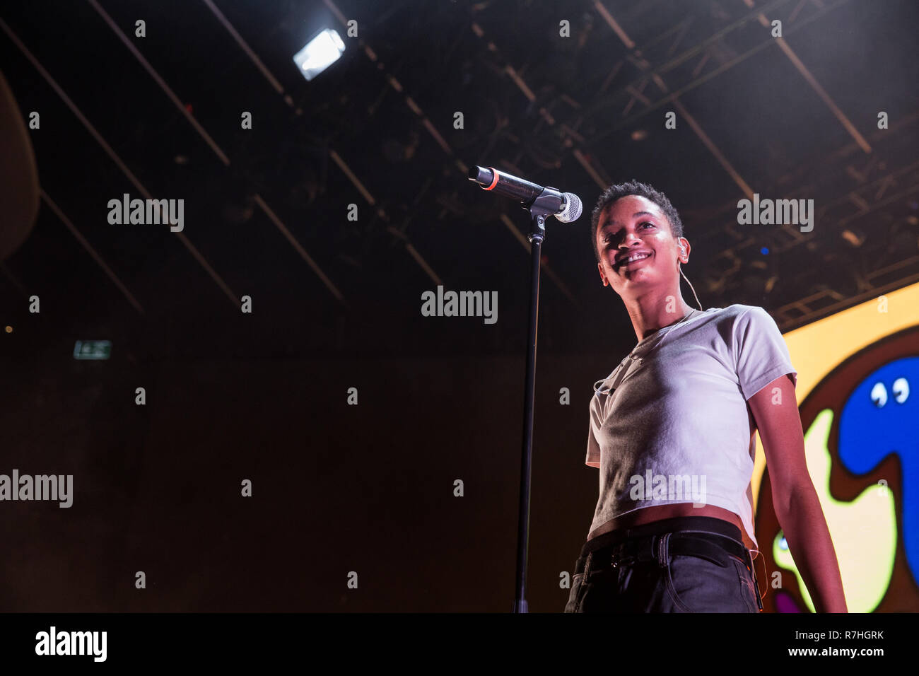 Toronto, Kanada. 09. Dezember 2018. Das Internet Sänger Syd Tha Kyd (Sydney Bennett) führt bei Rebel Nachtclub Credit: topconcertphoto/Alamy leben Nachrichten Stockfoto