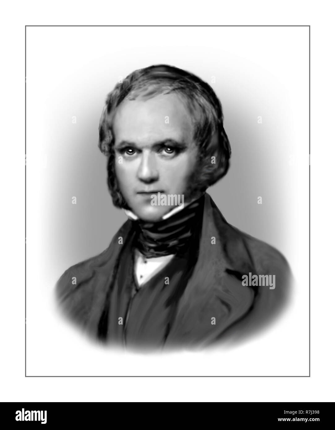 Charles Darwin 1809 - 1882 englischen Naturforscher Stockfoto