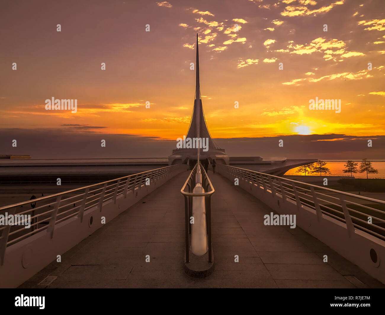 Milwaukee, WI, USA, 12. Oktober 2016: Milwaukee Art Museum, nur für den redaktionellen Gebrauch bestimmt Stockfoto