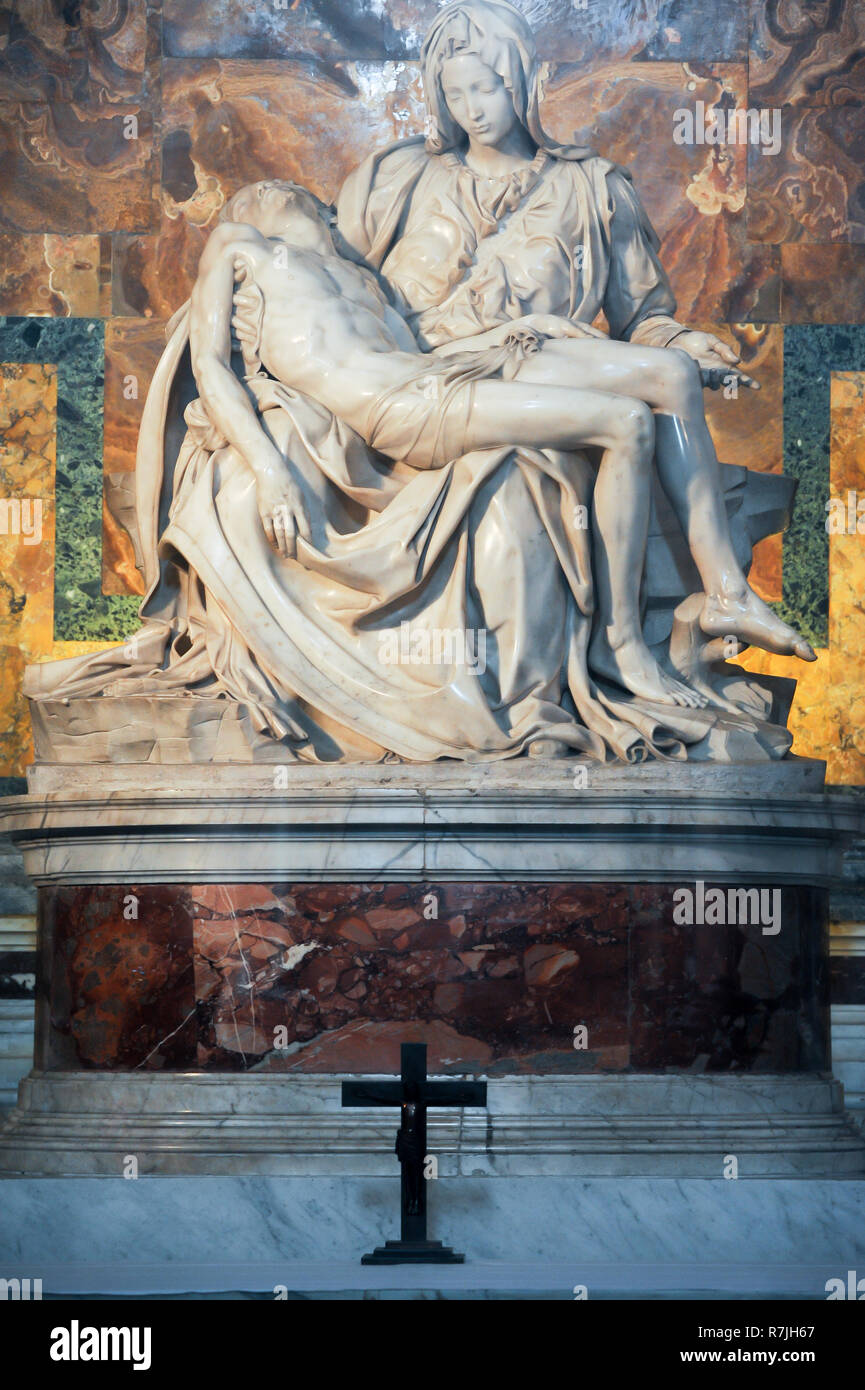 Pieta michelangelo in saint basilica Fotos und Bildmaterial in hoher