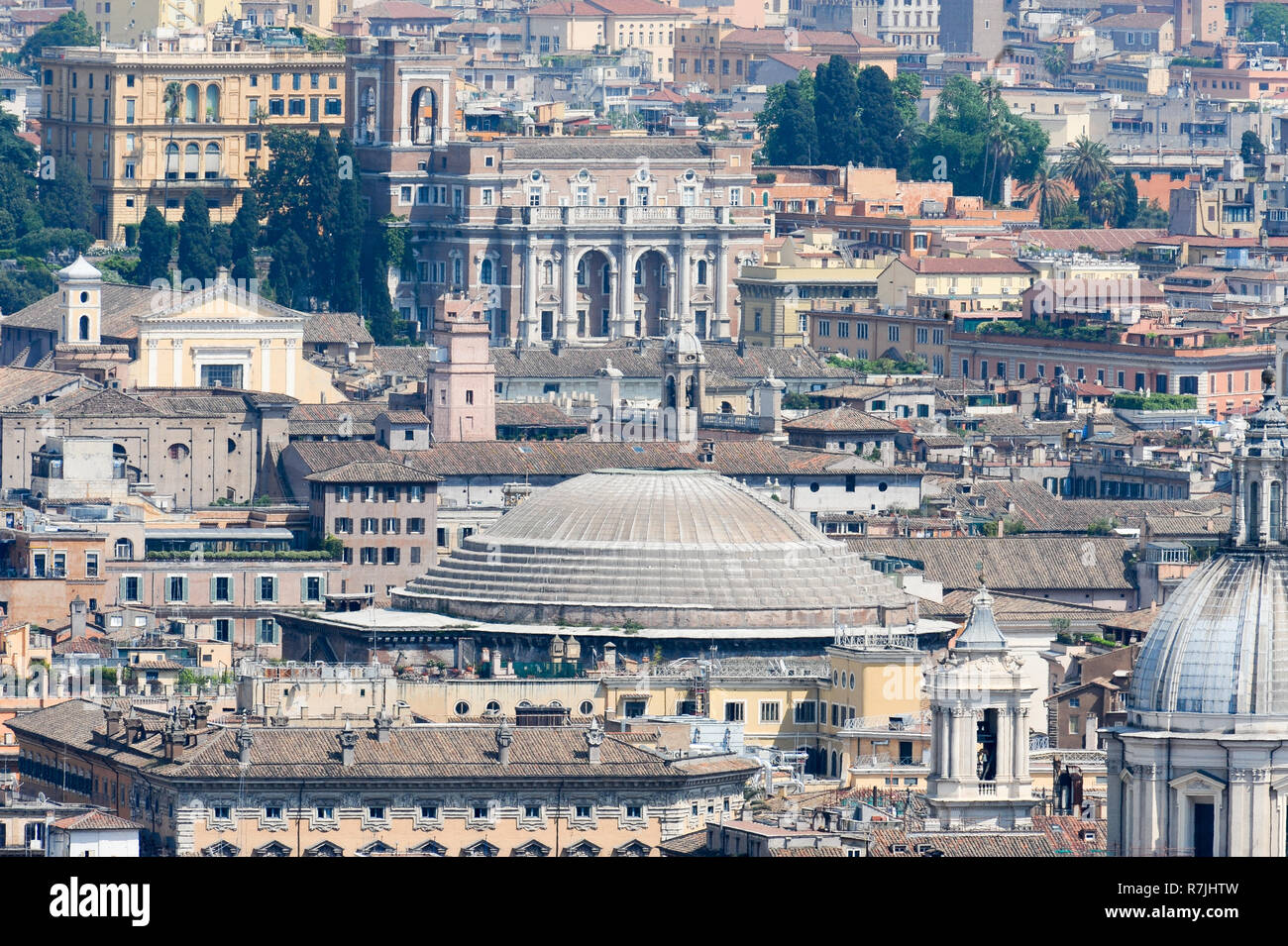 Chiesa di Sant'Agnese in Agone (Kirche Sant'Agnese in Agone oder Sant'Agnese in der Piazza Navona und Pantheon oder die Basilika Collegiata di Santa Maria ad Stockfoto