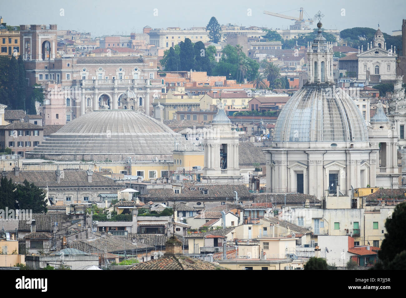 Chiesa di Sant'Agnese in Agone (Kirche Sant'Agnese in Agone oder Sant'Agnese in der Piazza Navona und Pantheon oder die Basilika Collegiata di Santa Maria ad Stockfoto