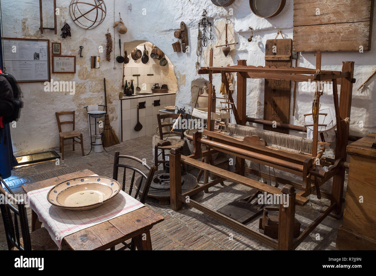 Cave House, Sasso Caveoso Matera Stockfoto