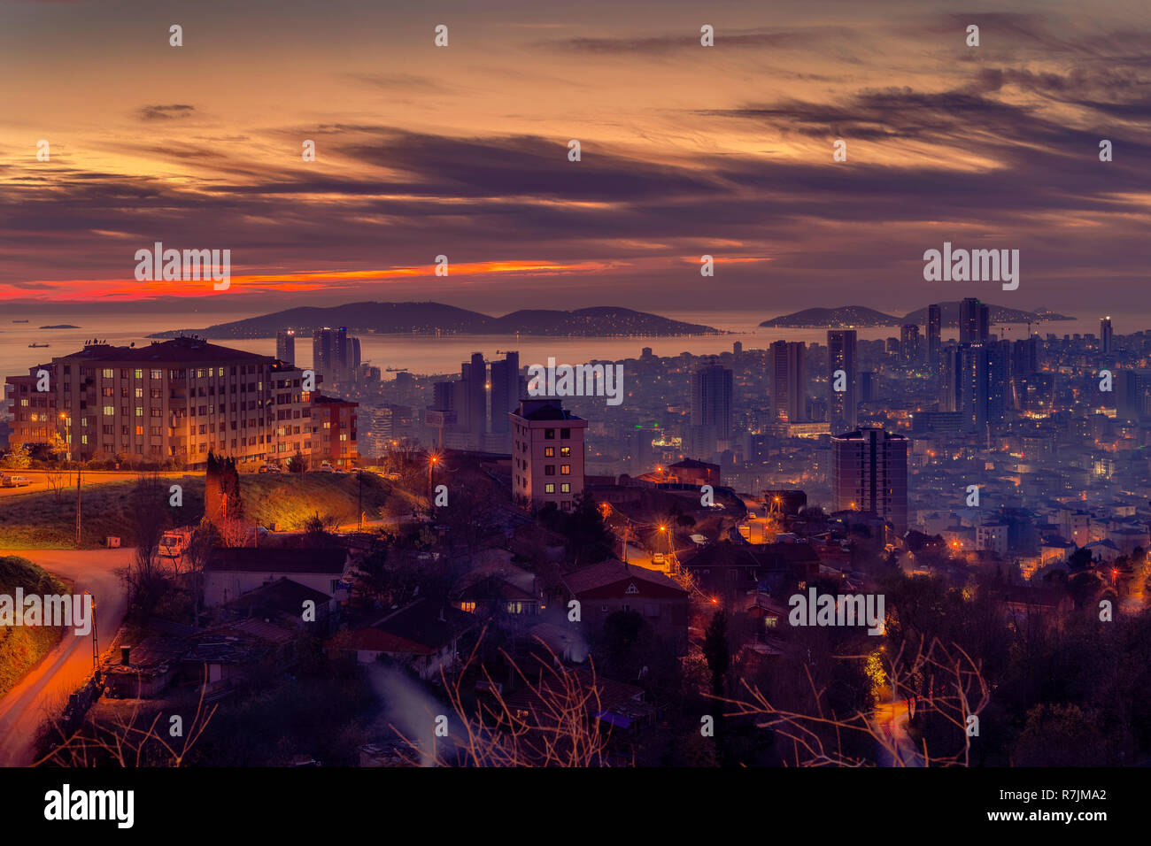 Pendik Istanbul Türkiye Türkei Stadtbild Stockfoto