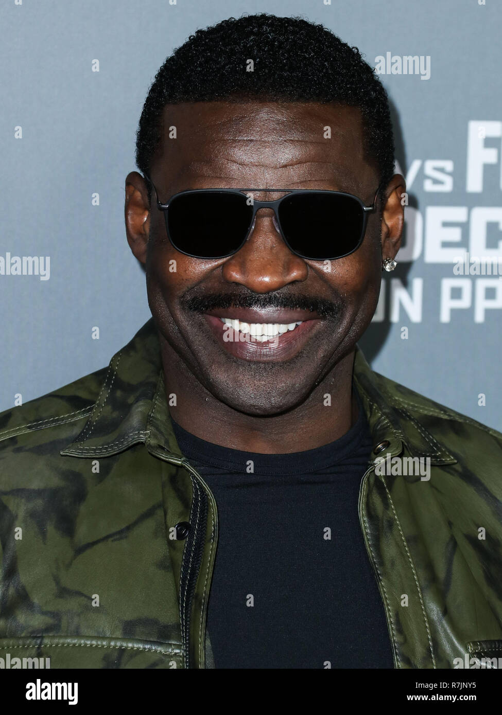 LOS ANGELES, Ca, USA - Dezember 01: Michael Irvin an der SHOWTIME PPV präsentiert Heavyweight Championship Der Welt' Wilder versus Fury' vor dem Ereignis VIP-Party im Staples Center am 1. Dezember in Los Angeles, Kalifornien 2018 statt, in den Vereinigten Staaten. (Foto von Xavier Collin/Image Press Agency) Stockfoto