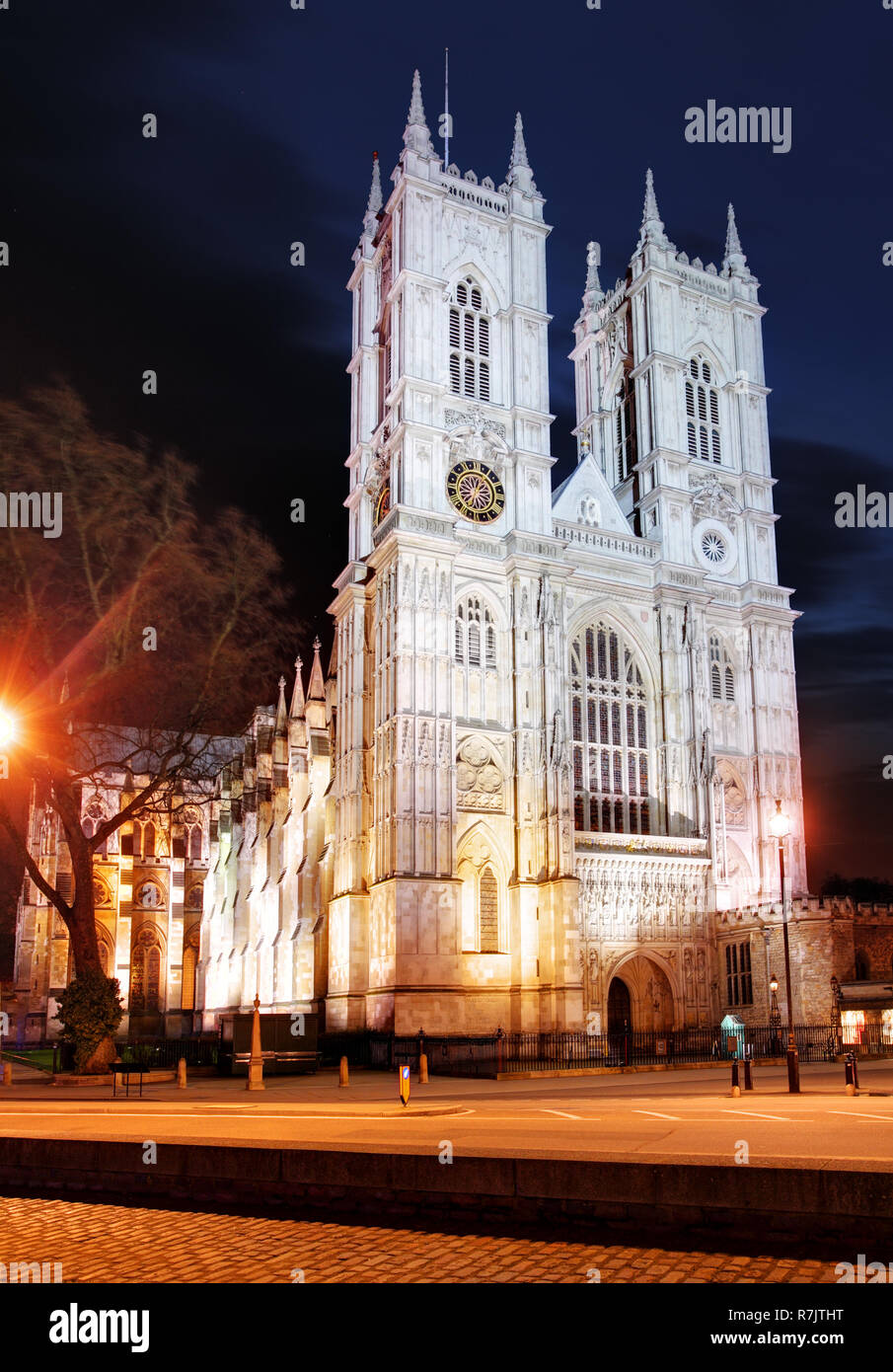 Westminster Abbey (die Stiftskirche St. Peter in Westminster) Stockfoto