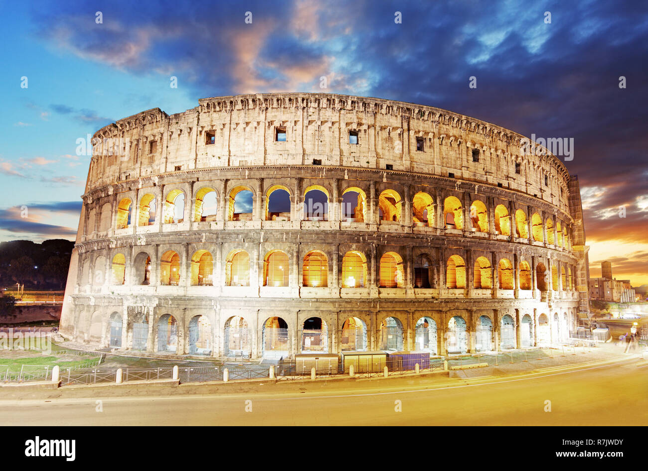 Kolosseum in Rom, Italien Stockfoto