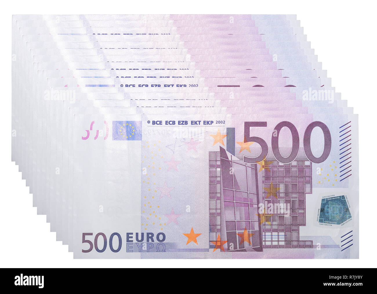 500 Euro-Banknoten Stockfoto