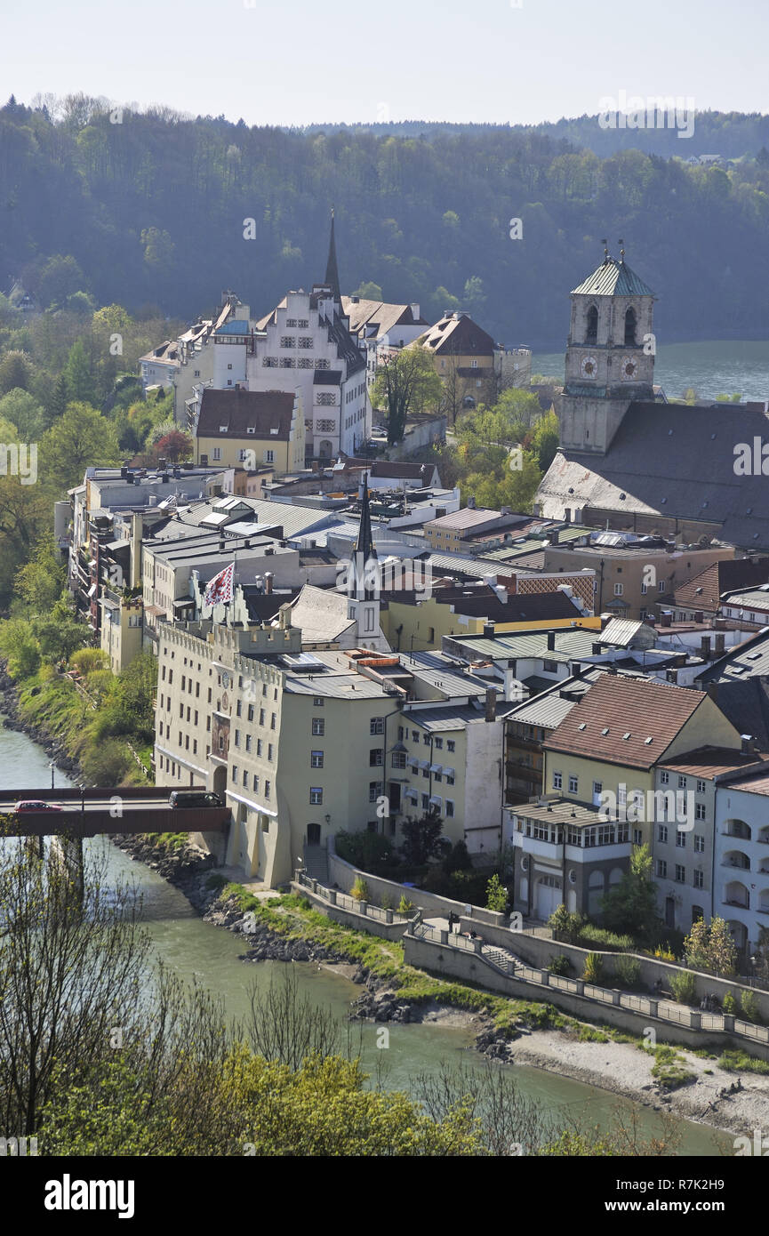 Wasserburg, Bayern Stockfoto