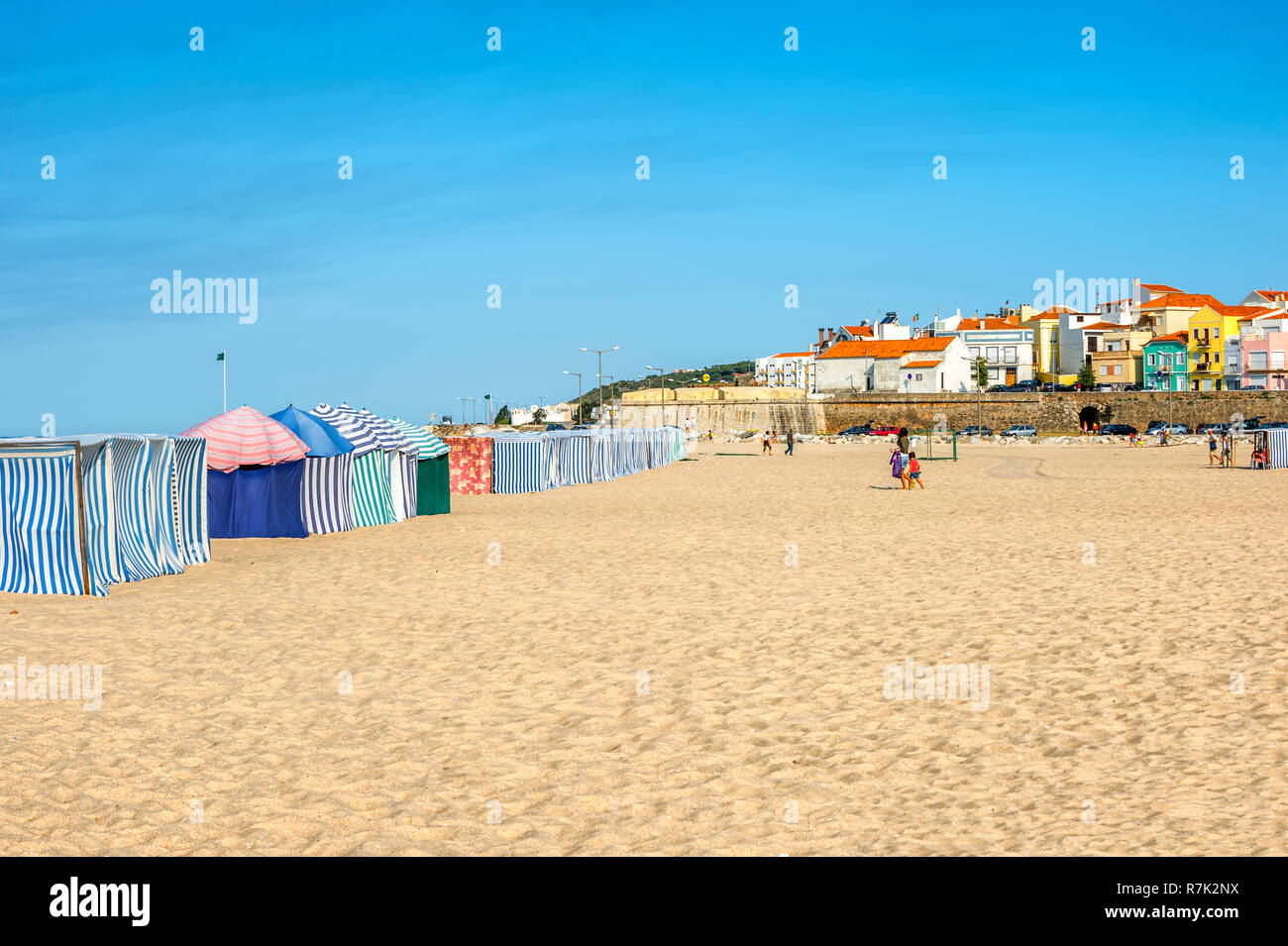 Strand, Figueira da Foz, Beira, Portugal Stockfoto