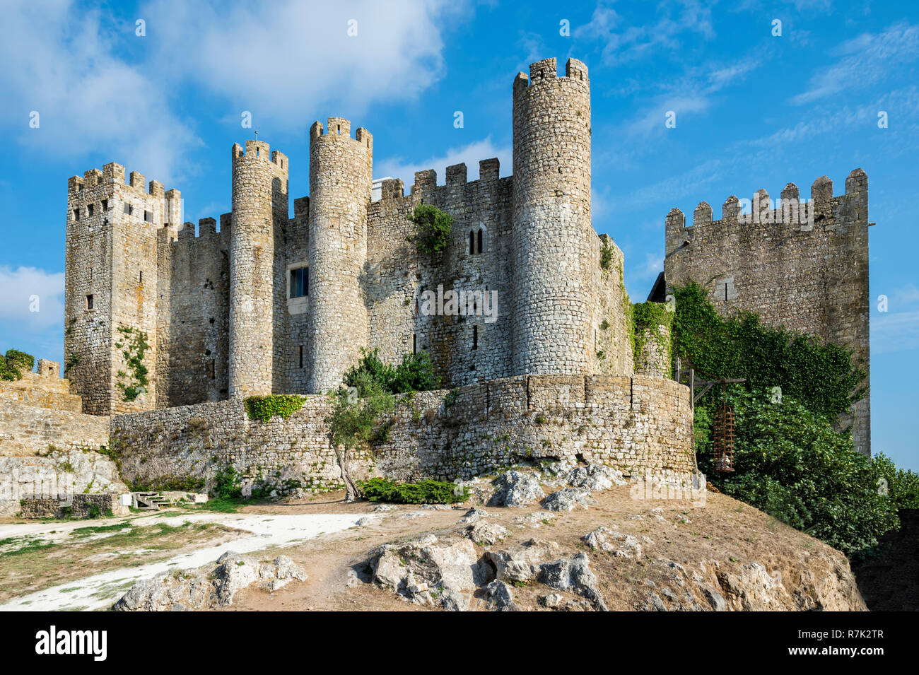 Burg, Obidos, Estremadura und Ribatejo, Portugal Stockfoto