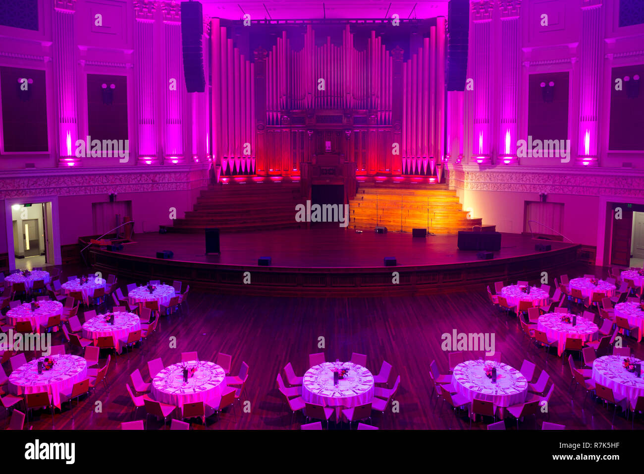 Rathaus Auditorium, Brisbane, Queensland, Australien Stockfoto