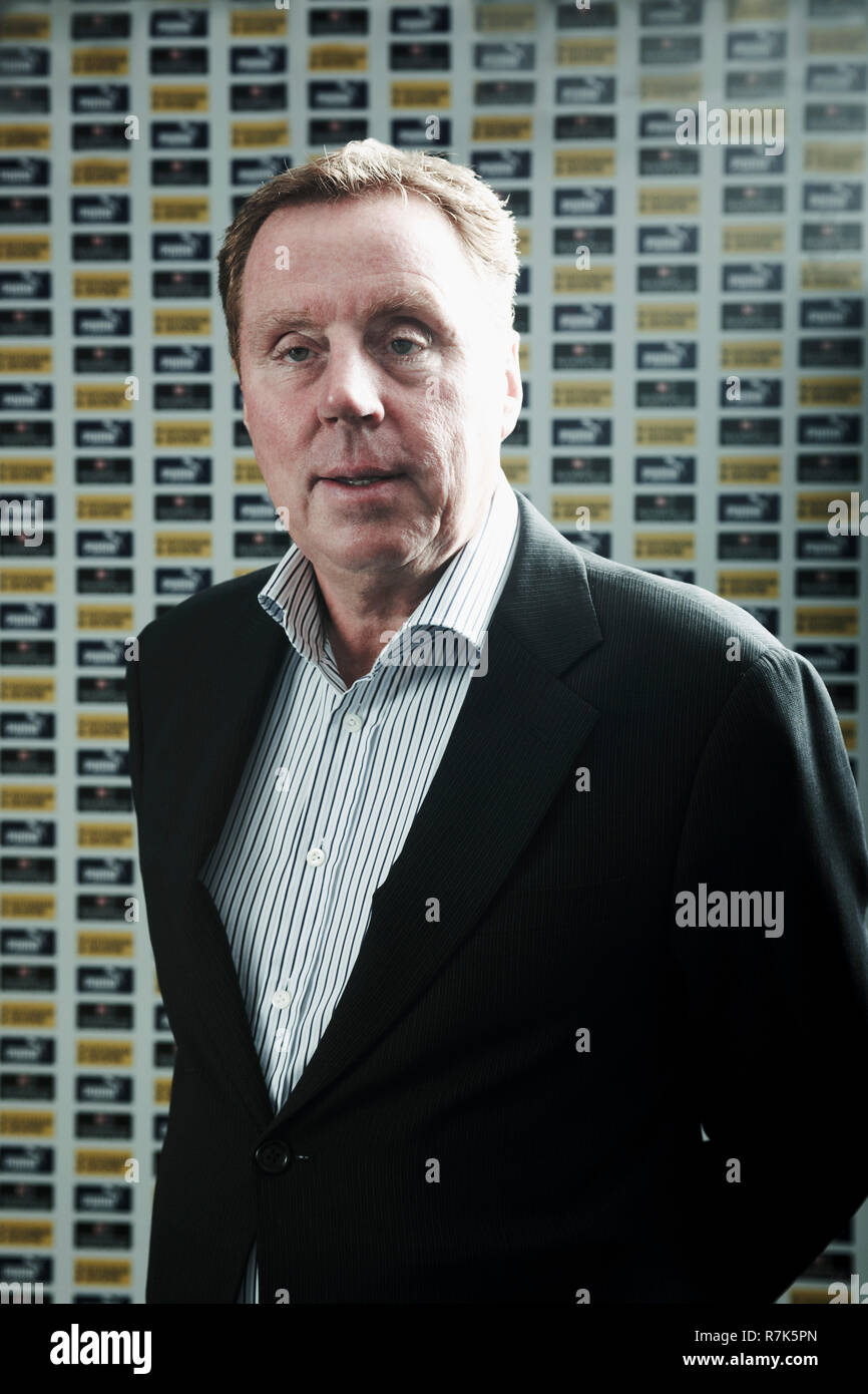 Harry Redknapp im Schulungsraum 2 Porträt Stockfoto