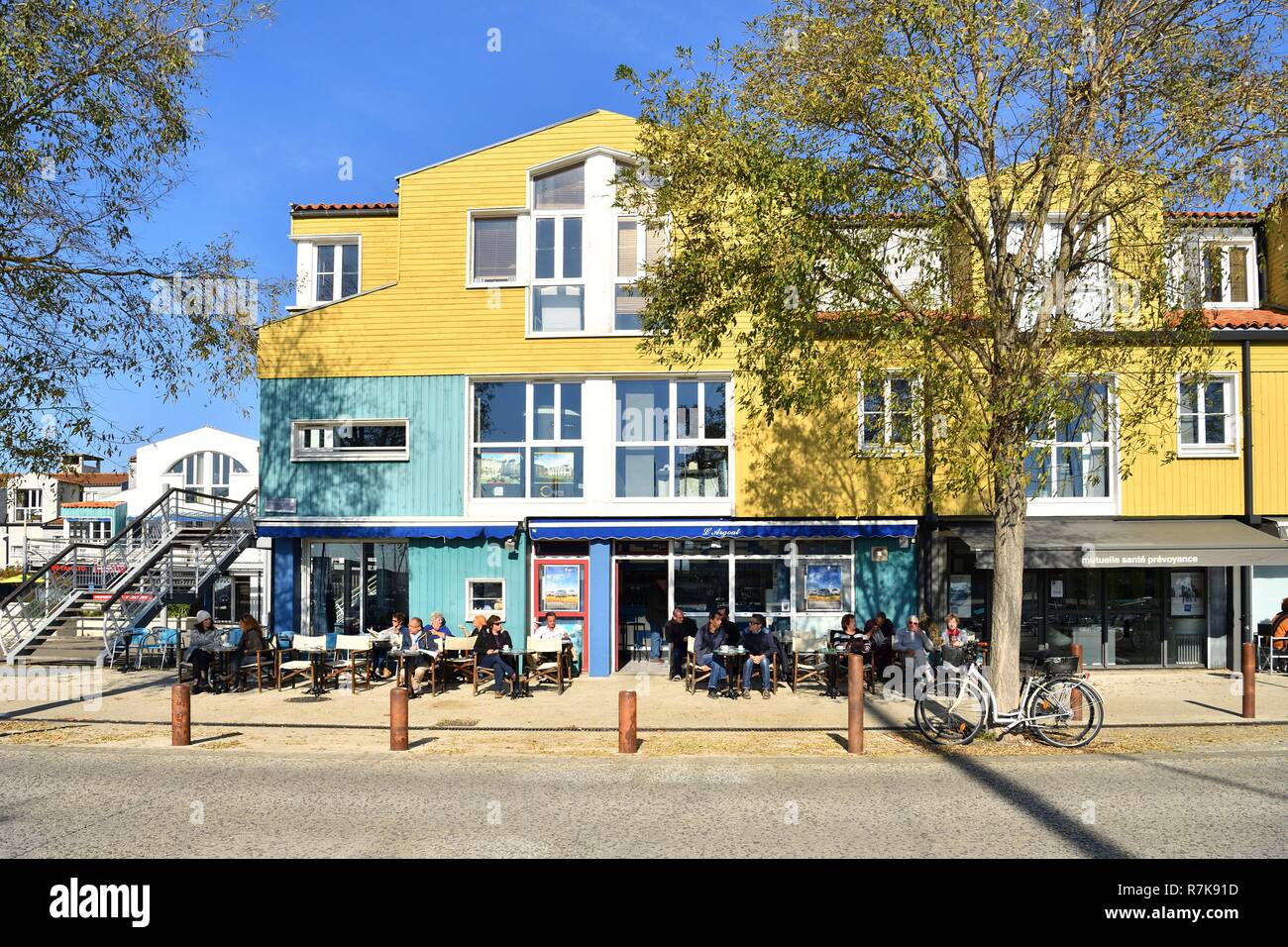 Frankreich, Poitou-Charentes, La Rochelle, den alten Hafen (Vieux Port), Gabut Bezirk in der Nähe des ehemaligen Trawler pool Stockfoto