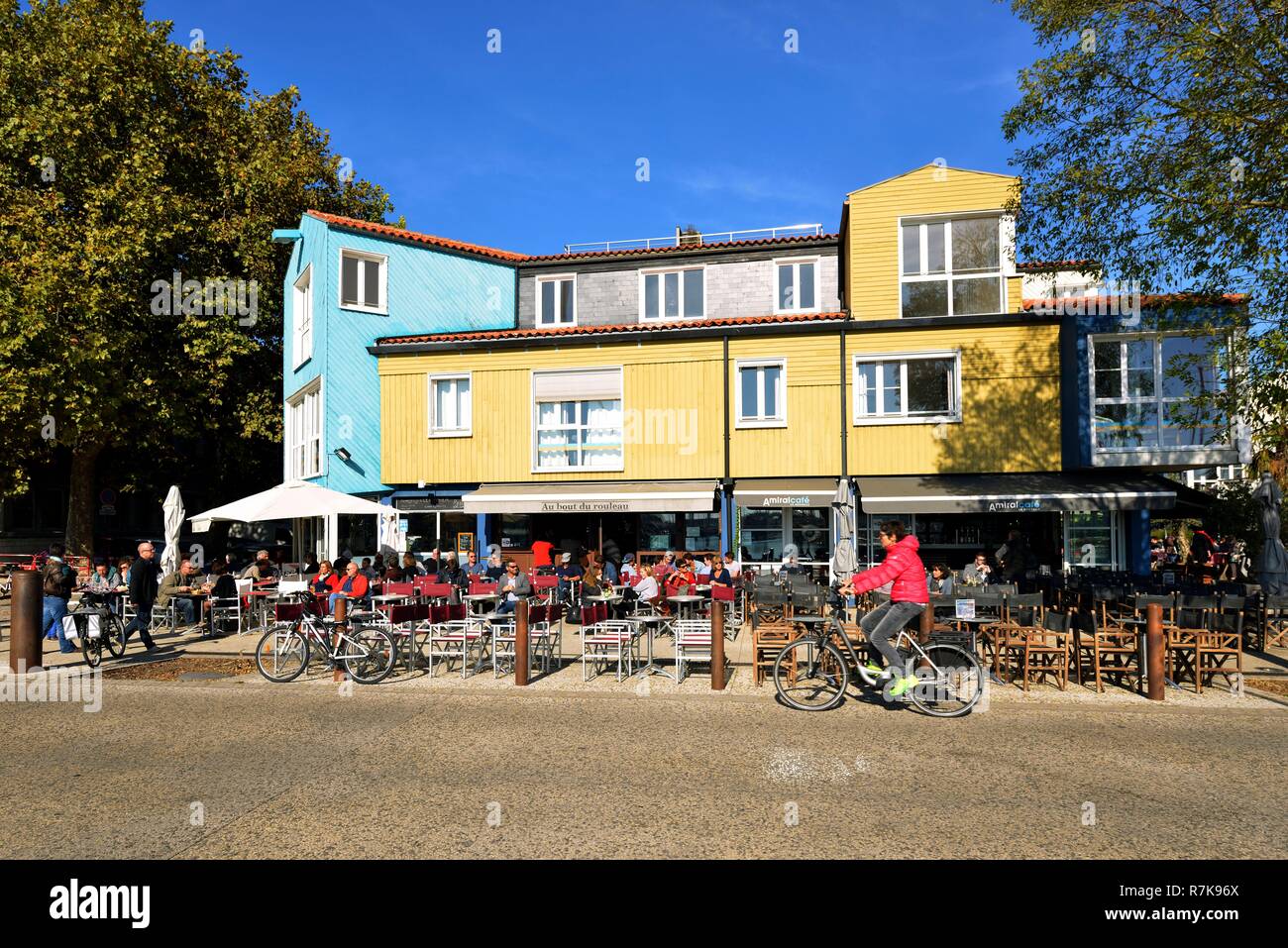 Frankreich, Poitou-Charentes, La Rochelle, den alten Hafen (Vieux Port), Gabut Bezirk in der Nähe des ehemaligen Trawler pool Stockfoto