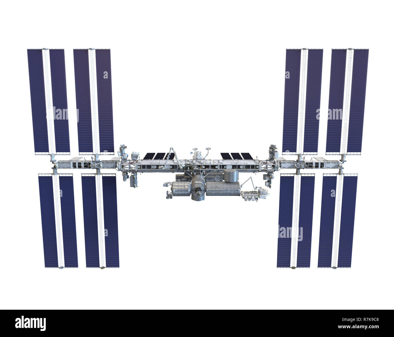 International Space Station isoliert Stockfoto