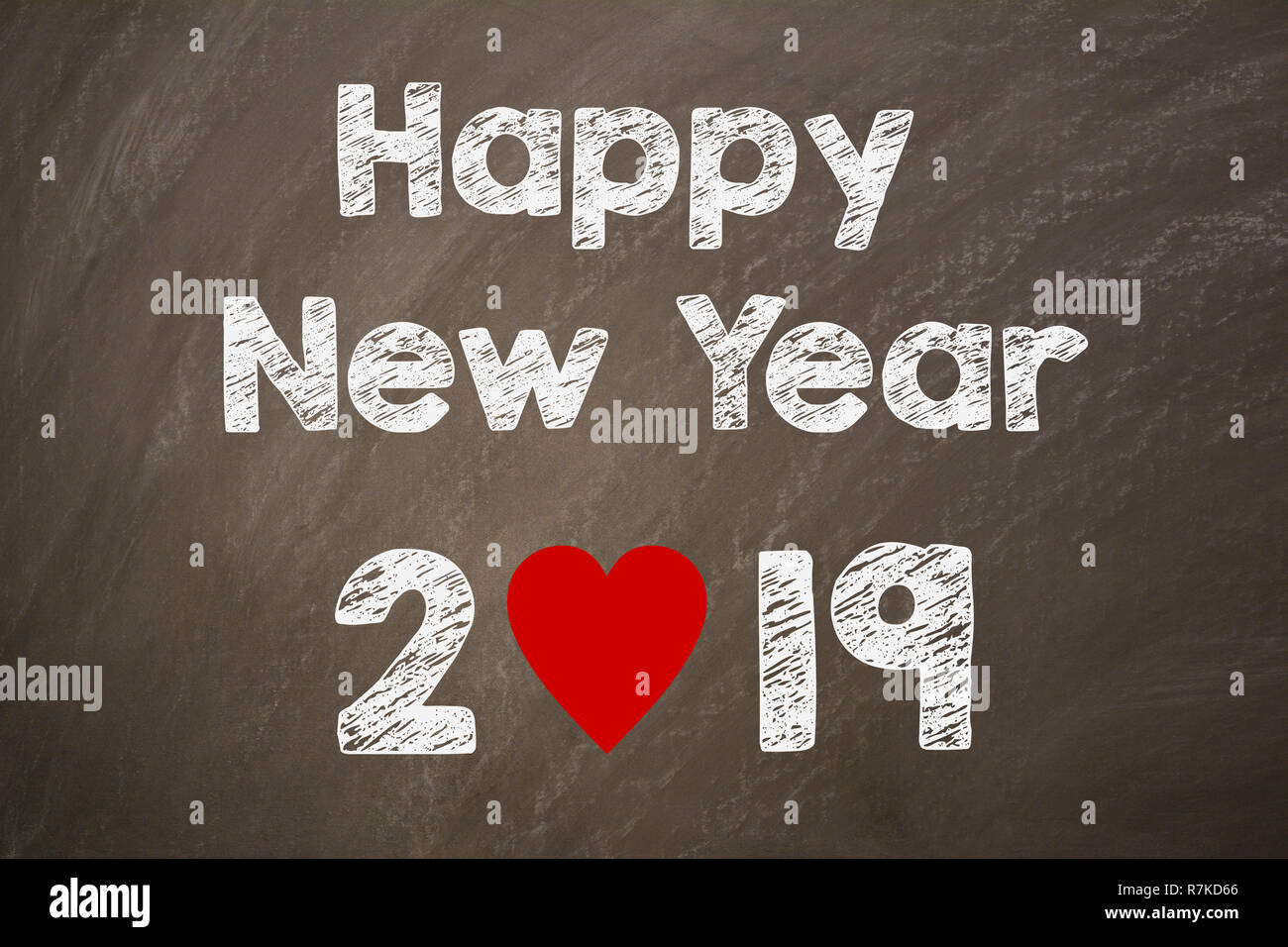 Frohes neues Jahr 2019 Stockfoto