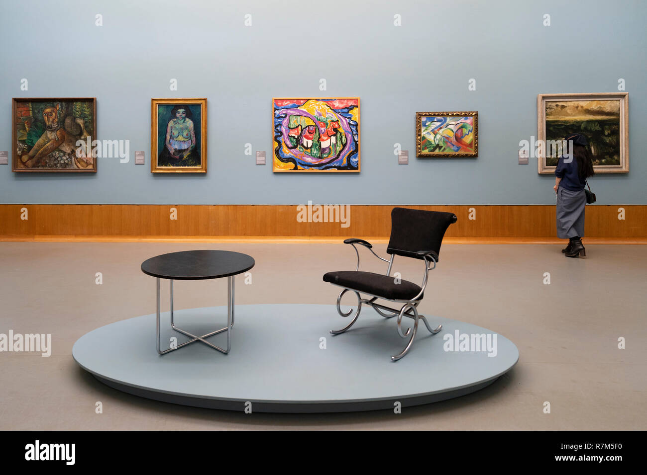 Innenraum des Museum Boijmans van Beuningen in Rotterdam, die Niederlande Stockfoto