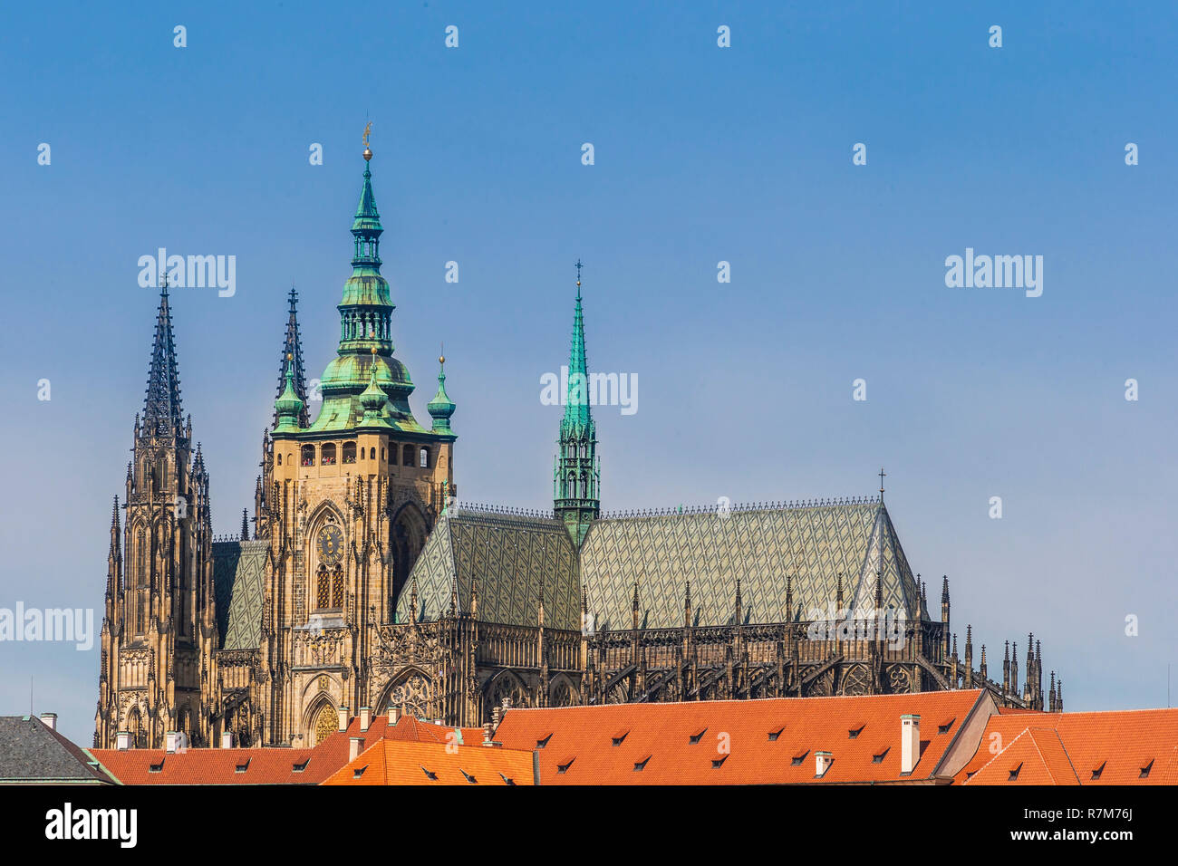 Die Prager Burg, Tschechien Stockfoto