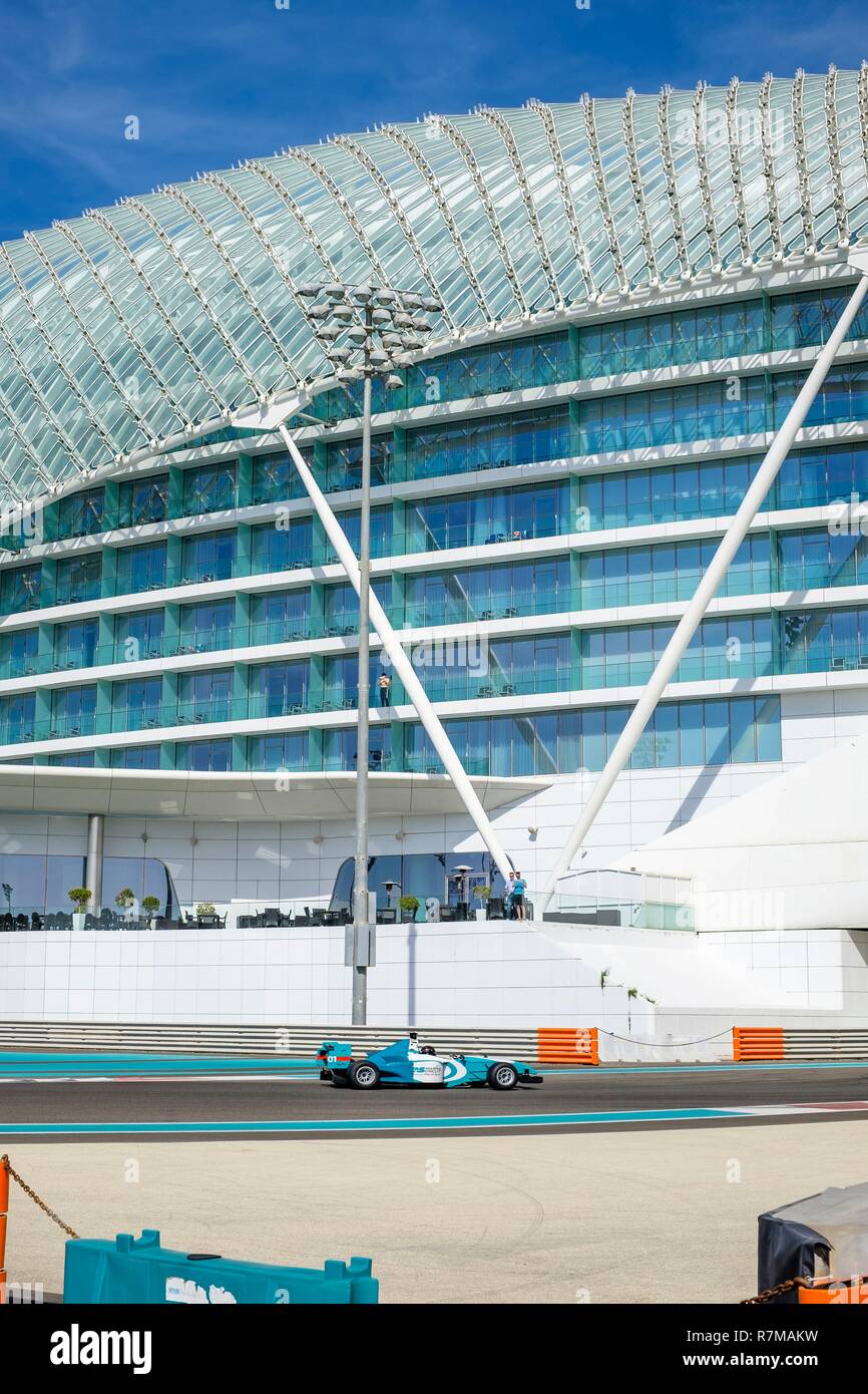 Die Vereinigten Arabischen Emirate, Abu Dhabi, Yas Island, Yas Viceroy Abu Dhabi Luxus Hotel in der Nähe des Yas Marina Formel 1 Stockfoto