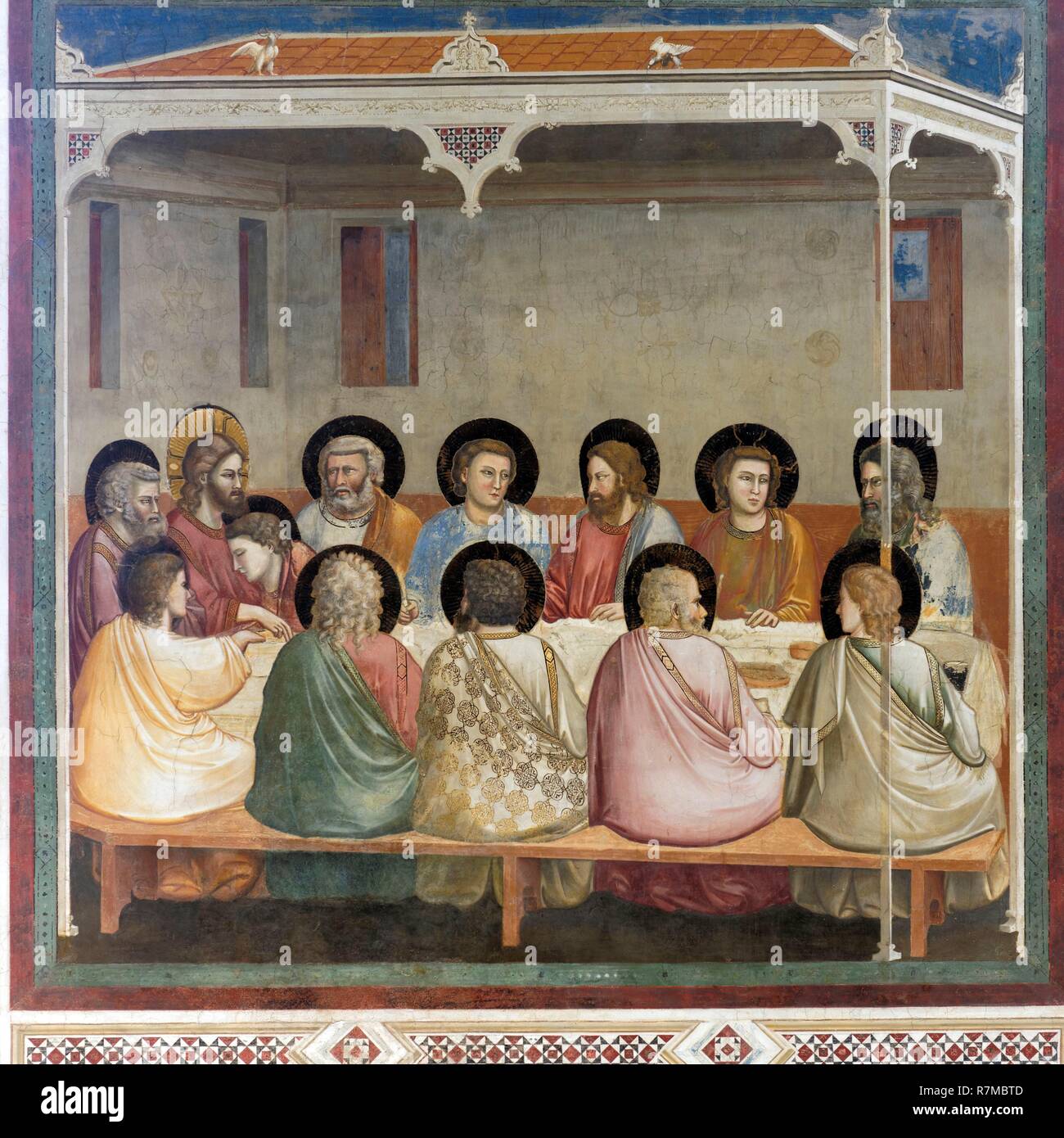 Italien, Venetien, Padua, Padua, Cappella degli Scrovegni, Fresken von