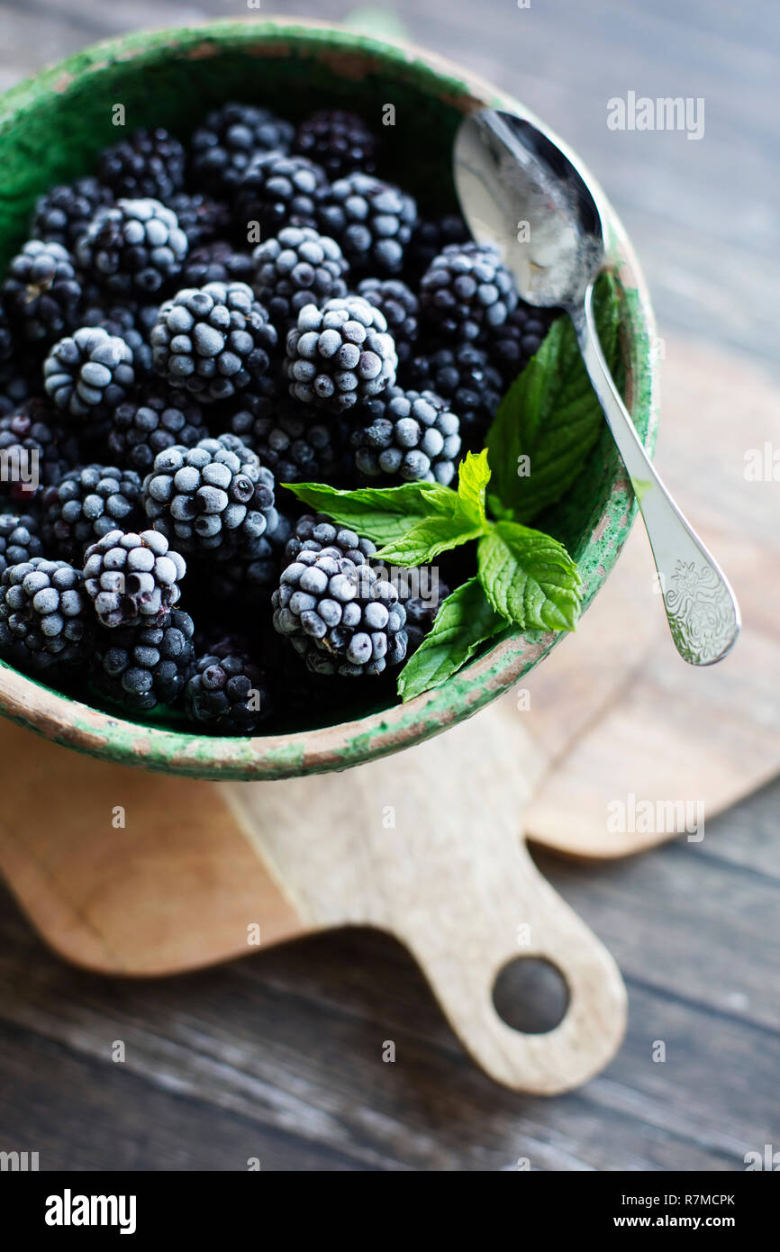 Brombeeren Stockfoto