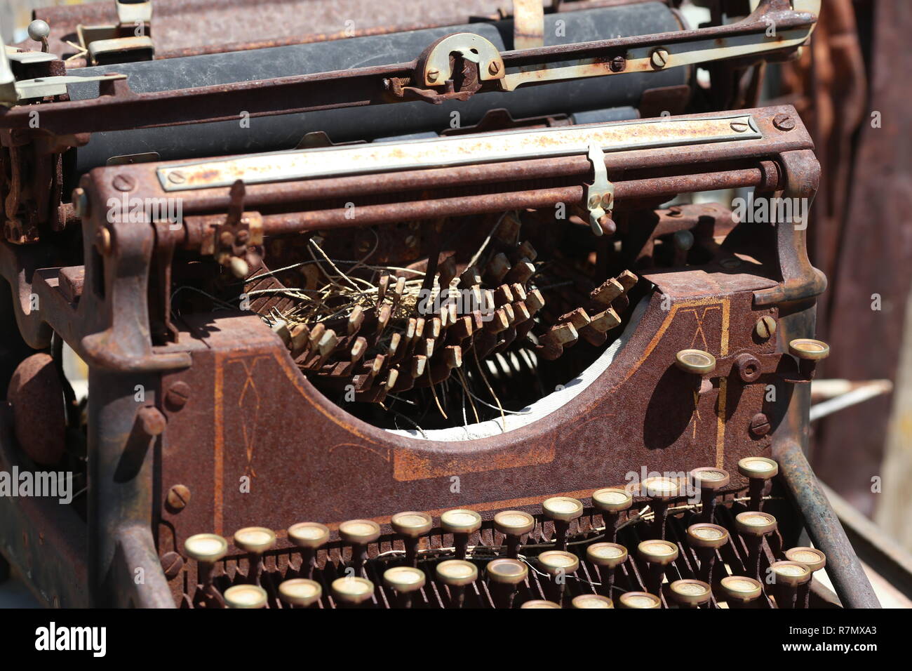 Alte Schreibmaschine Stockfoto