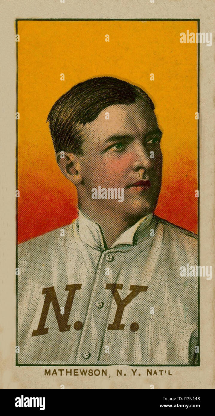 Christy Mathewson, New York Giants, American Tobacco Company 1909 - 1911 Stockfoto